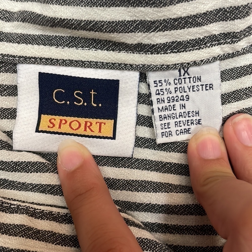 VINTAGE C.S.T. Sport striped top - Picture 3 of 4